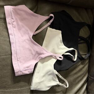 Set of 3 Athleta Girl (med) sports Bras